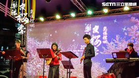 內湖樂活公園音樂會,夜櫻,櫻花。（圖／公園處提供）