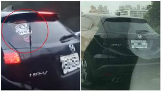 國道「俗辣哥」成笑柄　急撕車隊貼紙
