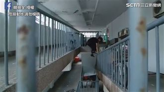 跑酷PK機車！誰下樓最快