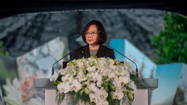 母逝神情悲淒　蔡英文忍淚在眶沒掉下