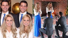 雙胞胎煞到雙胞胎，兩對相戀後決定結婚。（圖／翻攝臉書）