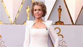 珍芳達，奧斯卡紅毯。(翻攝自臉書)