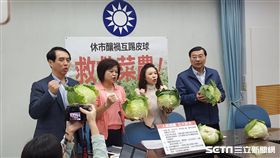 菜價崩，國民黨立院黨團（圖／記者李英婷攝）