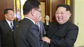 金正恩接見南韓特使團_韓聯社
