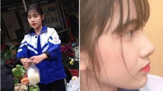 越南正妹嫩臉賣豆腐　網友求當女婿