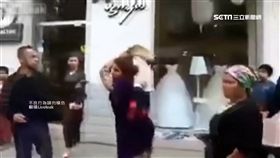 打架缺兇器! 火爆媽