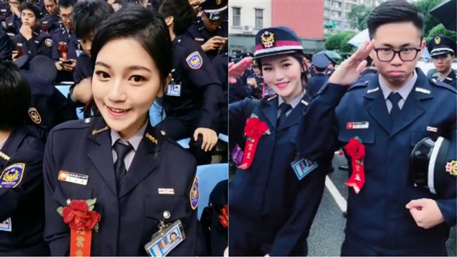 戀愛系女警空降羅東　網友全暴動了！