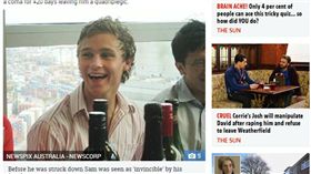 澳洲,蛞蝓,派對,大學生,癱瘓,腦膜炎,Sam Ballard　圖／翻攝自太陽報