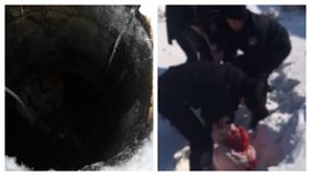 中國大媽找地方尿尿墜深井_梨視頻