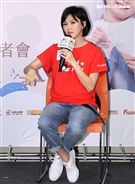 正懷第二胎身孕的孫燕姿首次參與國內守護兒童公益活動。（記者邱榮吉/攝影）