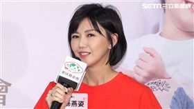 正懷第二胎身孕的孫燕姿首次參與國內守護兒童公益活動。（記者邱榮吉/攝影）