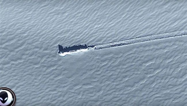 「外星飛船」墜南極洲？留下詭異怪痕