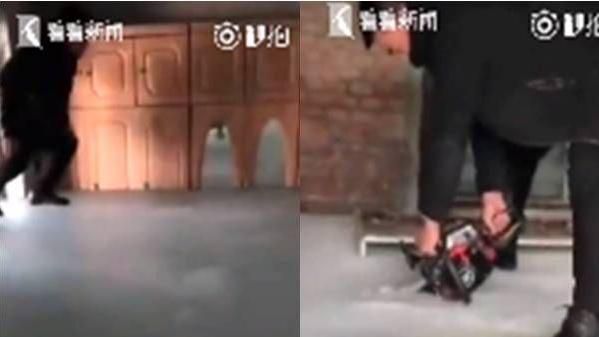 忘記關水龍頭…住宅竟變身「滑冰場」