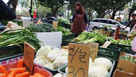 台北果菜市場休市3天  菜價跌幅大（3）台北果菜市場5日起休市3天，民眾6日到傳統市場買菜，有些葉菜類比休市前便宜。中央社記者張皓安攝  107年3月6日