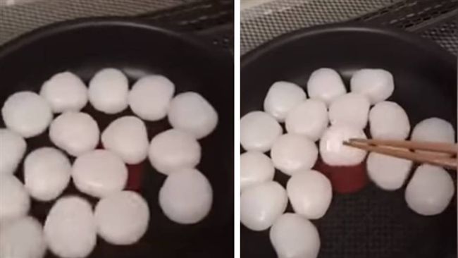 蒟蒻下油鍋狂慘叫　網友：吃不下去