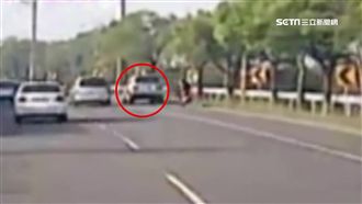 BMW肇逃　正義警狂追1公里攔截