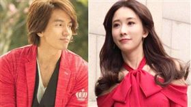 言承旭，林志玲。(合成圖／翻攝自微博)