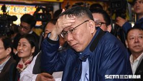 (一天重複三次，不要再用了)台北市長柯文哲出席南門市場年菜記者會。 圖／記者林敬旻攝