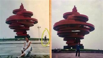 少女拍照同框路人！13年後變他老婆