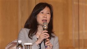 黨產會約談辜家成員　辜懷如記者會說明不當黨產處理委員會發言人施錦芳22日證實已陸續約談前婦聯會主委辜嚴倬雲的三女兒辜懷如（圖）等人。辜懷如下午也在台北召開記者會對外說明。中央社記者徐肇昌攝　107年2月22日