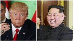 川普、金正恩（合成圖／韓聯社、美聯社／達志影像）
