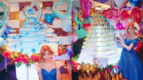 日本,Gentleman'z club,酒店,紅牌,渚まりん,生日,香檳塔（圖／推特）