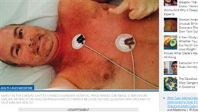 澳洲,護理師,自救,心臟病,緊急送醫,危險,心臟,發作,求救,藥品,專業,保命
http://www.iflscience.com/health-and-medicine/in-remote-western-australia-a-nurse-selftreated-a-heart-attack/