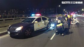 浮洲橋,重機,攔檢點,受傷