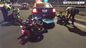 浮洲橋,重機,攔檢點,受傷