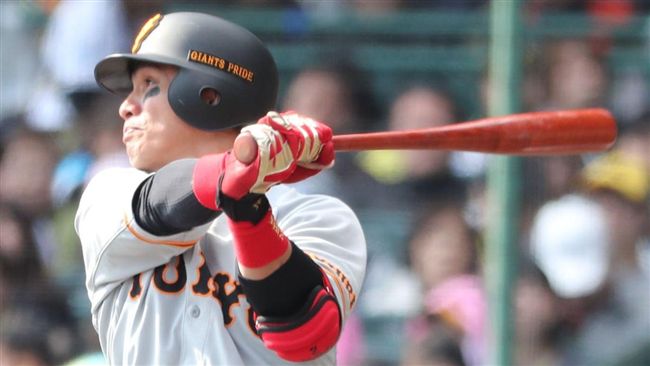 陽岱鋼連6場安打　巨人2連勝軟銀