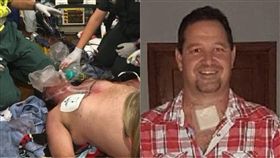 紐西蘭,牛排,噎到,噎食,開氣管,開到,Sarah Glass,Isak Bester,助產士,　圖／翻攝自Sarah Glass臉書