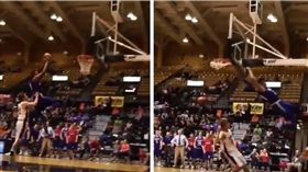 NBA,籃球,美國,高中籃球,比賽,惡意犯規,受傷　圖／翻攝自推特