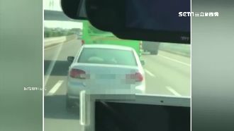 國道慢速擋道引警盯人　遭擋駕駛叫好