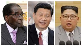習近平、金正恩、穆加比_資料照