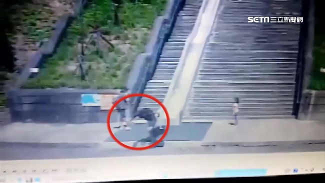 男公園溜滑梯煞不住！臉朝地摔斷鼻梁
