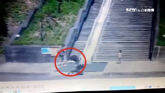 男公園溜滑梯煞不住！臉朝地摔斷鼻梁