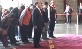 親民黨主席宋楚瑜１２日赴國父紀念堂致意（圖／讀者提供）