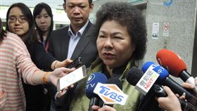 陳菊：儘速與陳其邁見面並全力輔選高雄市長陳菊（右）13日表示，將會儘速安排與民進黨高雄市長初選勝出的立委陳其邁見面，並說會全力輔選。中央社記者王淑芬攝　107年3月13日