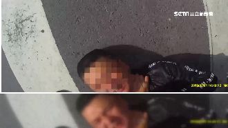 偷車賊閃追捕撞車　慘遭員警掐頸壓制