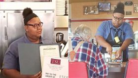 女工讀生因一個小小善心舉動，獲得迴響還意外獲得47萬元獎學金。（圖／翻攝Daily Mail）