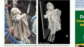俄羅斯科學家柯洛柯夫（Konstantin Korotkov）認為秘魯古城附近發現的木乃伊就是外星人（圖／翻攝自每日郵報）