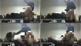 會議室當炮房！主管嘿咻女下屬　視訊沒關慘全公司看光光（合成圖／翻攝自推特）