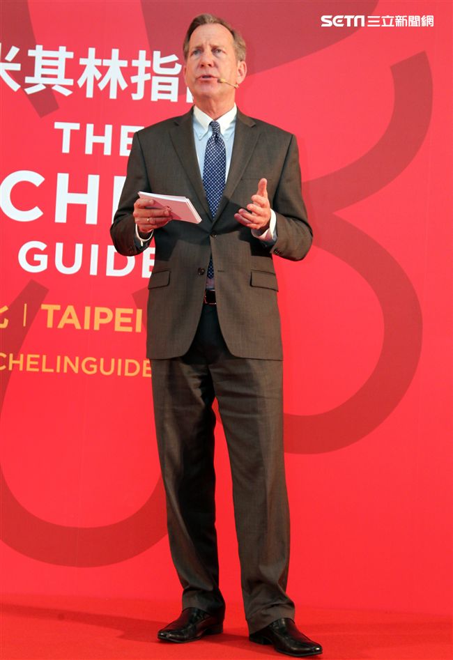 米其林指南國際總監米高艾利斯先生。（記者邱榮吉/攝影）