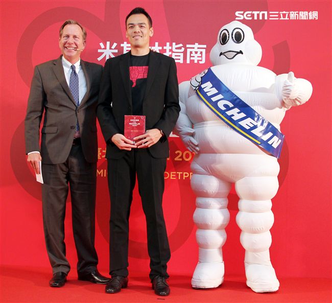 大腕獲得米其林一星餐廳。（記者邱榮吉/攝影）