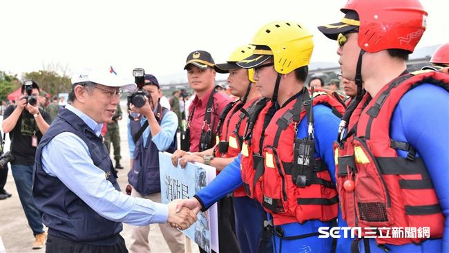自然災害防災演練！柯提議從里長開始
