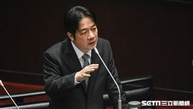 行政院長賴清德出席立法院質詢。 圖／記者林敬旻攝