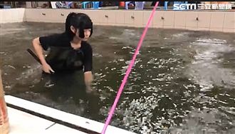 網紅PO網怨蝦池內沒蝦！但池內有她