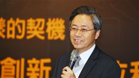 張善政專題演講前行政院長張善政（圖）9日在台北松山文創出席美國在台協會與台灣創意設計中心舉辦的2018 AIC 創新論壇開幕典禮，並發表專題演講。中央社記者施宗暉攝  107年3月9日