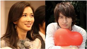 林志玲　言承旭（圖／翻攝自微博）
