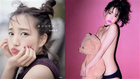 AKB48，加藤玲奈，寫真集。（合成圖／翻攝自推特）